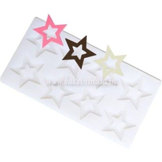 Star Shape Silicone Chocolate Garnishing Mould Cake Decoration