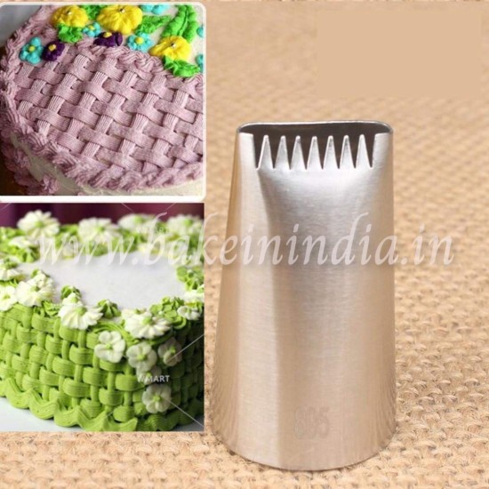 Stainless Steel Basket Weaves Icing Piping Nozzle Cake Decorating Tips