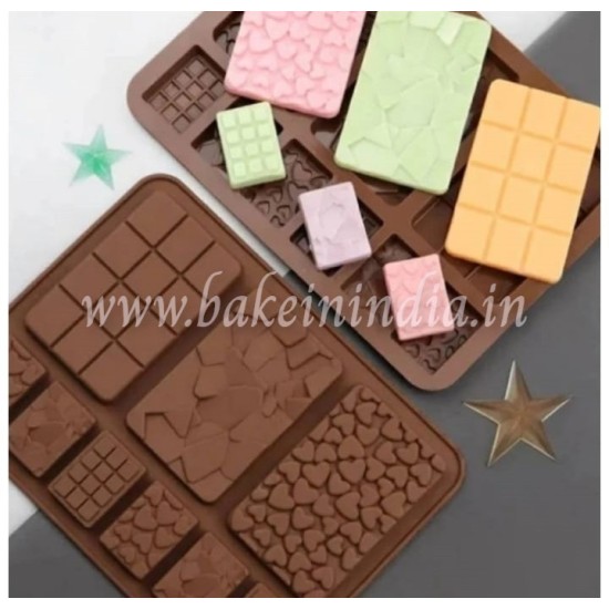 Mix Bar Chocolate Silicone Mould