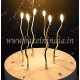 Twisty Candles for Birthday, Wedding Party & Cake Decoration 6 pcs