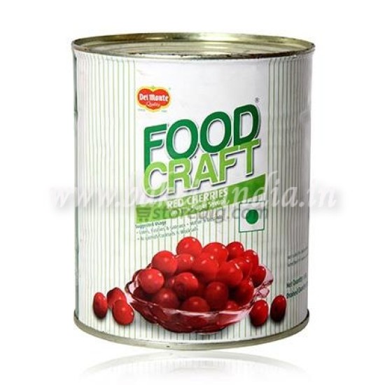 Del Monte Food Craft Red Cherries, 840 gm