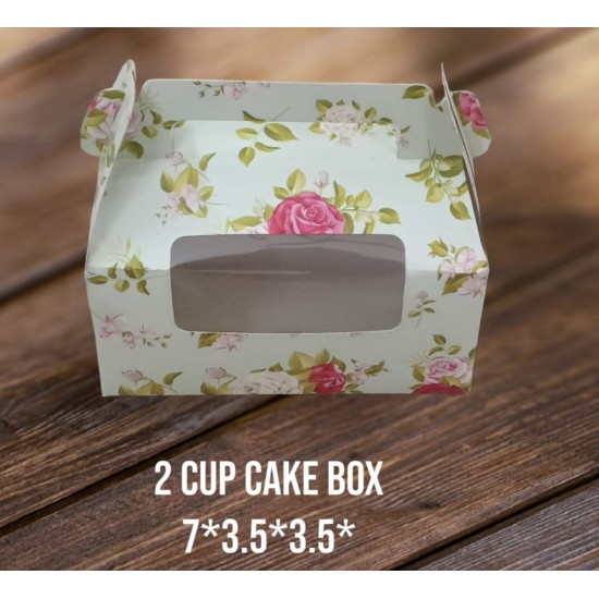 2 Cup cake box with hendle