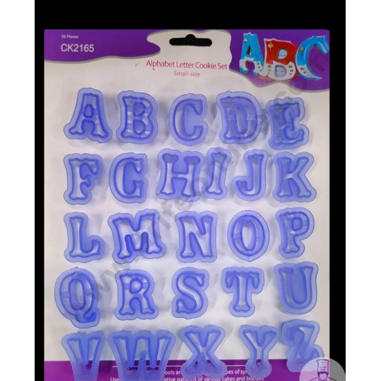 ALPHABET LETTER COOKIE SET