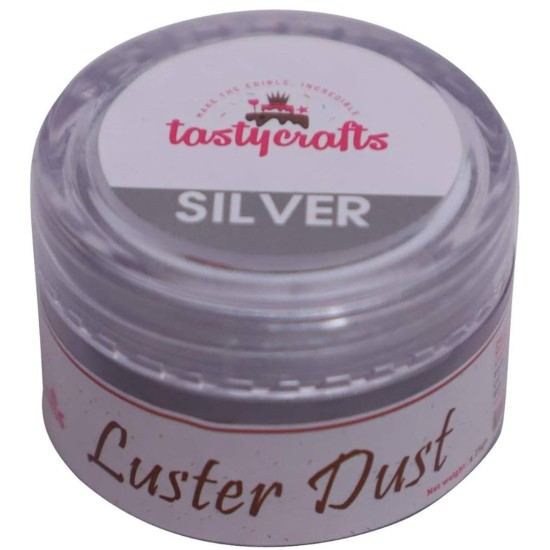 Tasty crafts Luster Dust | Pearl Dust | Edible Product for Cake Décor | Sparkling Effect | topping | Glittering Shiner Dust |