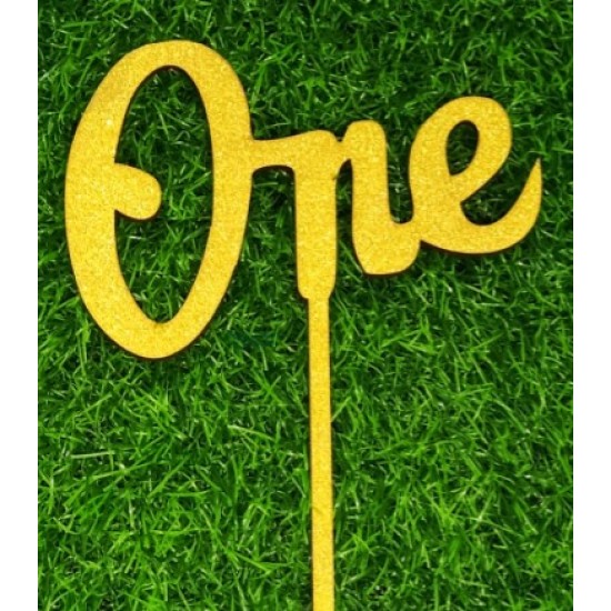 ONE  DIGITS CAKE TOPPER 