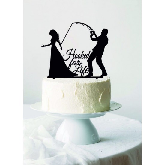 Happy Anniversary black Acrylic Cake Topper/ Pack of 1