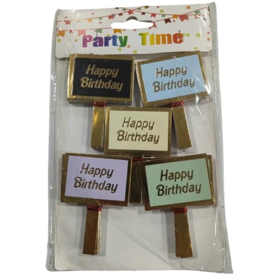   FOIL PRINTED PAPER BIRTHDAY TAG 100