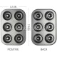 6 Cavity Carbon Steel Donut Baking Pan Tray for Biscuit Muffins(1Pcs)