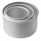 Aluminium Baking Round Cake Pan/Mould - 6'' x 7'' x 8'' Diameter x 4" Height for 1kg /1.5kg /2kg Cake (Set of 3 Pieces)