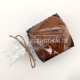 Bake & Serve Paper Baking Mould - Square Brown Brownie Cake Mould 10 Pcs