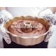 Bundt Cake Mould Ring Cake Volcano Pan Fluted Tube Aluminium| 6 Inch (Diametre)