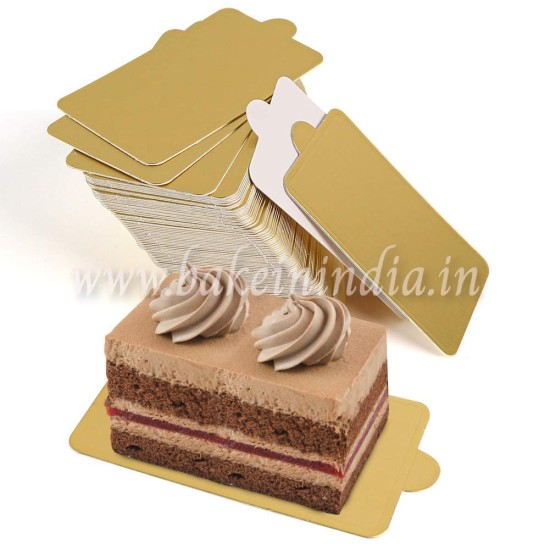 Golden Cardboard Pastry Base, Single Cupcake Container 1 Pack of100PCS