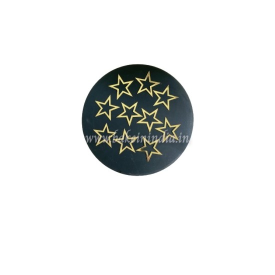 Cake Decor 10 pcs Golden Star Happy Birthday Theme Paper Topper For Cake And Cupcake