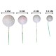 Party Decorz Multicolour Glitter Faux Ball Cake Topper Set Of 20 Pcs,5pcs 4 CM Faux Ball,5pcs 2 CM Faux Ball,5pcs 3 CM Faux Ball,5pcs 1.5 CM Birthday Cake Decoration- (Glitter Silver)