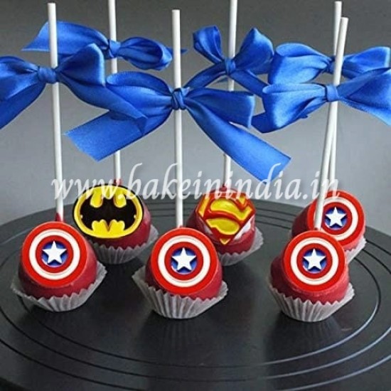 3 Cavity Superheroes Fondant Mould