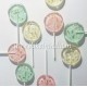 12 Cavity Fondant Lollipop Mold Round Shape Chocolate Silicone Mould