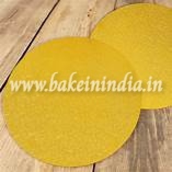 Cake Base 12 Inch (10 Pieces In 1 pack) Round. Golden Colour.