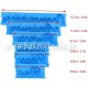 6Pcs Cookie/Fondant Cutters Letters Printing Mold for Cake Decorations and Different Design Impressions