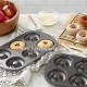 6 Cavity Carbon Steel Donut Baking Pan Tray for Biscuit Muffins(1Pcs)