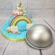 Aluminium Half Round Cake Mould (Dome Shape) Pan 3D Mould 6 Inch