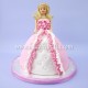 Doll Shape Cake Mould/Tin, Barbie Cake Mould, Frock/Wedding Dress Shape, Aluminium, Large Size