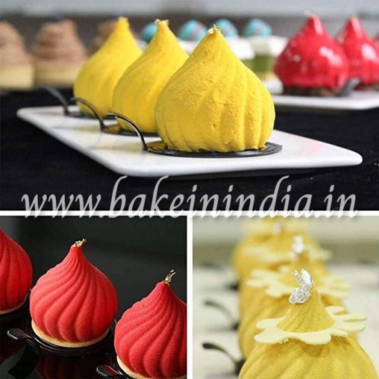 8 Cavity Modak Shape Silicone Mold