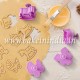 Baby Shower Plastic Fondant and Biscuit Plunger Cutter -4 Pieces