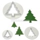 Christmas Tree Cutter Set of 3