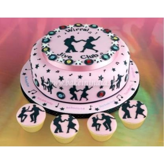 Dancing Couple Silhouette Cookie/Fondant/Gumpaste Cutter Set