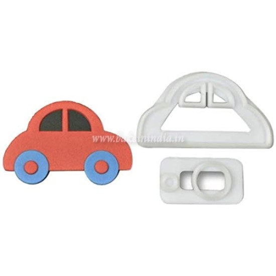 Plastic Car Theme Fondant Cookie Biscuit Cutter Mould