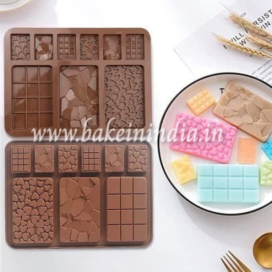 Mix Bar Chocolate Silicone Mould