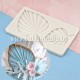 Palm Leaf Shape Mould Chocolate Mould for Making Cake Topper