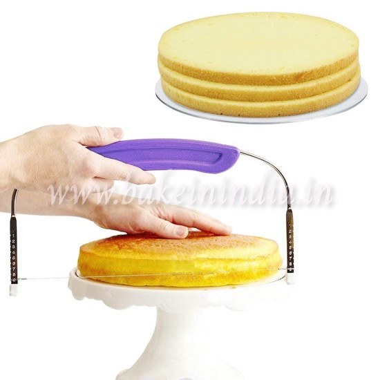 Adjustable Cake Slicer Cutter and Leveler with Unbreakable Stainless Steel