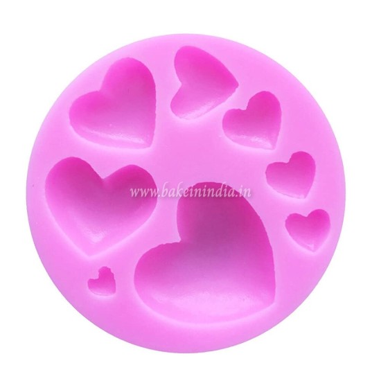 Heart Shaped Silicon Mold Fondant Cake Tool