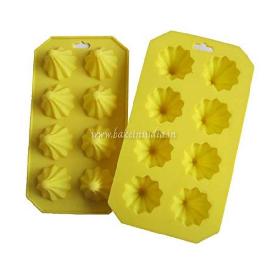 8 Cavity Modak Shape Silicone Mold