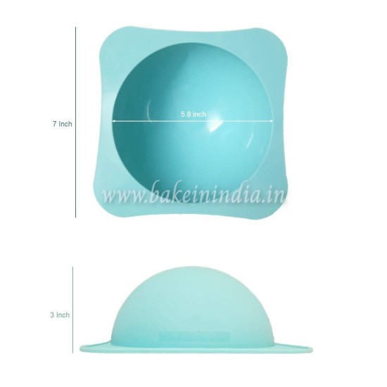 Cake Round Shape (Red) Pinata Cake Silicon Mould for Chocolate